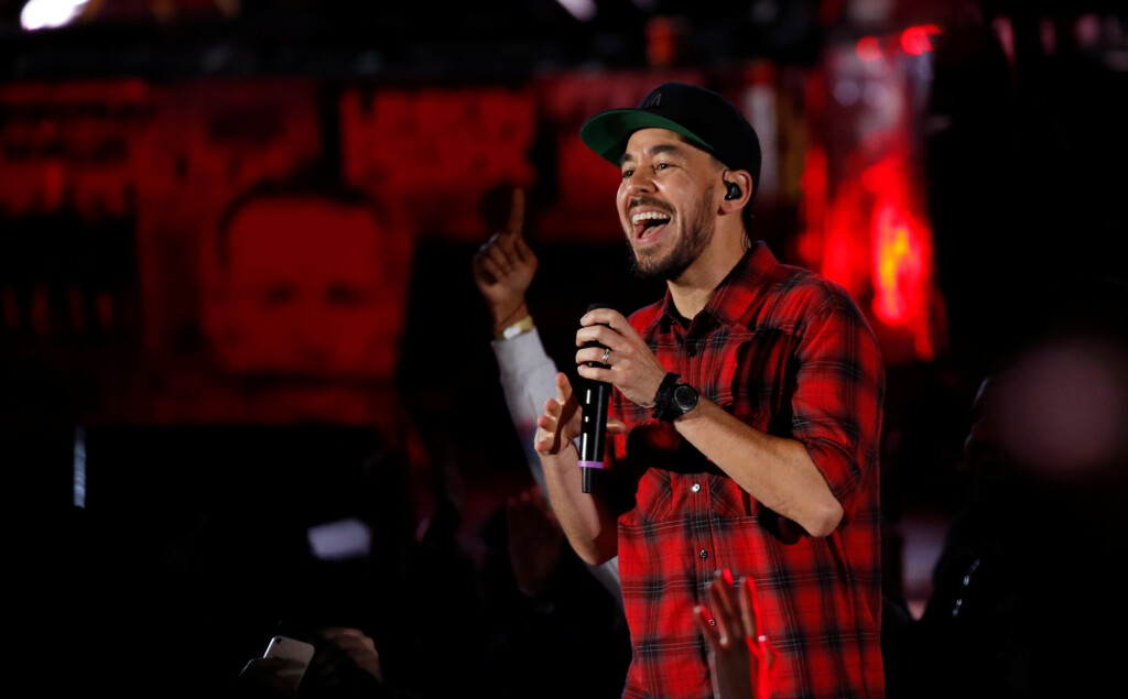 Shinoda Of Linkin Park Performs During The "linkin Park & Friends Celebrate Life In Honor Of Chester Bennington" Concert At Hollywood Bowl In Los Angeles