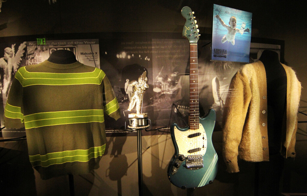 File Photo: Iconic And Rare Memorabilia Of The Late Kurt Cobain Are On Display At The "nirvana: Taking Punk To The Masses" Exhibit At The Experience Music Project In Seattle