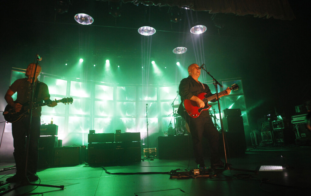 Joey Santiago And Black Francis Of The American Band The Pixies Perform At Lisbon Coliseum