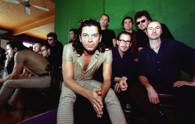 File Photo 25sep96 Australian Band Inxs, (l To R) Lead Singer Michael Hutchence, Jon Farriss, Kirk..
