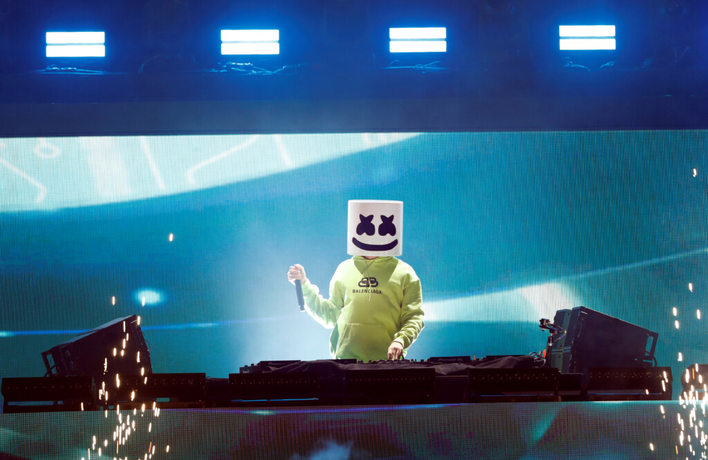 Dj Marshmello Performs During The Iheartradio Music Festival At T Mobile Arena In Las Vegas