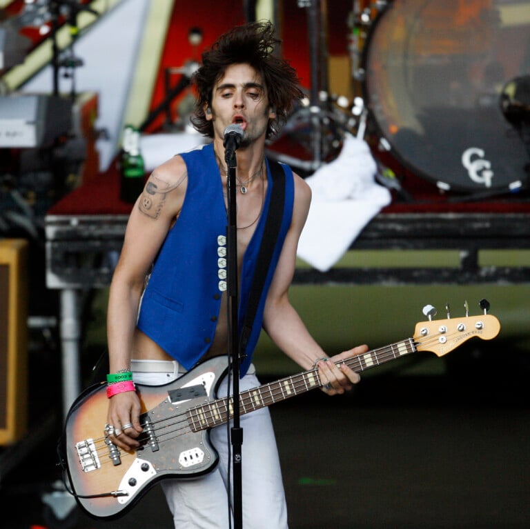 Lead Vocalist Tyson Ritter Of The All American Rejects Performs At The 2009 Wango Tango Concert In Irvine