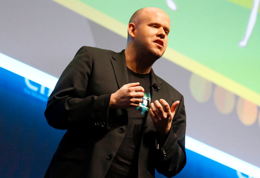 Daniel Ek, Ceo & Co Founder Of Spotify, Addresses Attendees During The International Ctia Wireless Conference & Exposition In New Orleans