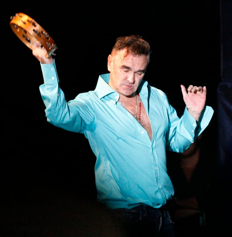 British Singer Songwriter Morrissey Performs At The Coachella Music Festival In Indio