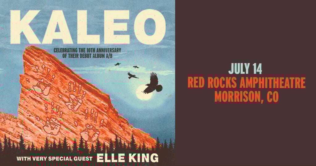 Static Social Facebook 1200x630 Kaleo 2026 Red Rocks Amphitheatre 0714