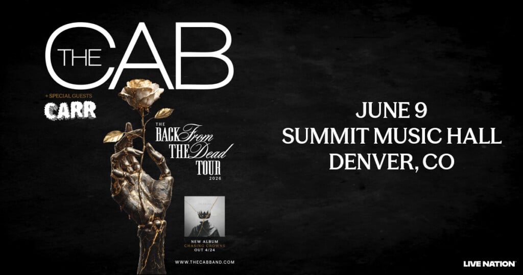 Static Social Facebook 1200x630 The Cab 2026 Summit Music Hall 0609 1