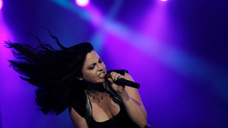 Amy Lee Of Evanescence Performs At The Rock In Rio Music Festival In Rio De Janeiro