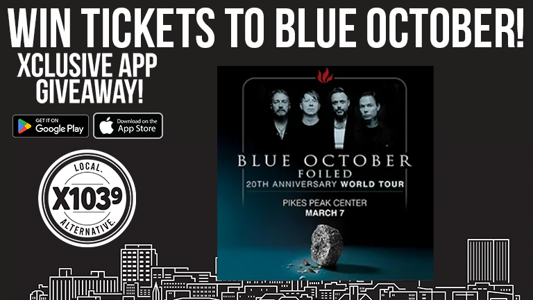 Xclusive App Giveaway Blue October